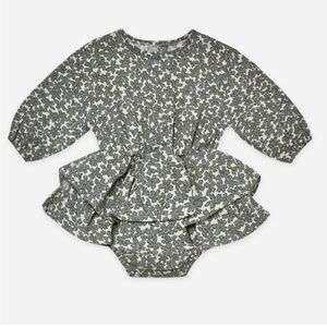 Quincy Mae Dusk Floral Rosie Romper, size 6-12 months